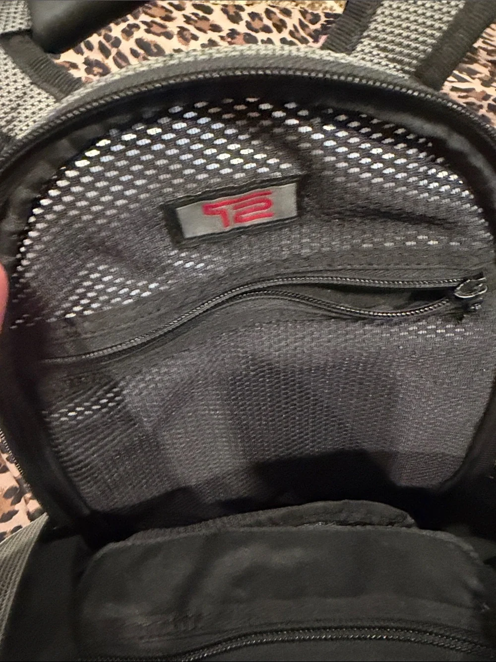Tumi Gray and Black Men’s Backpack